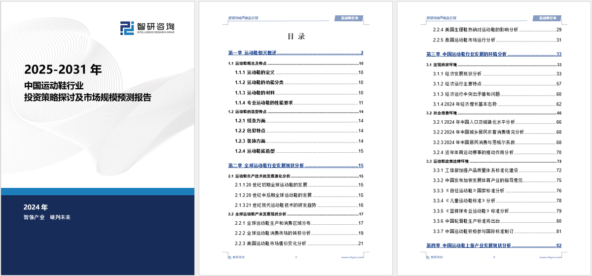 资前景研究报告（2025-2031年）球友会体育中国运动鞋行业发展现状及投(图5)